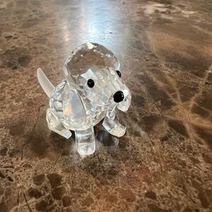 Swarovski Vintage Sitting Beagle with free Terrier dog!